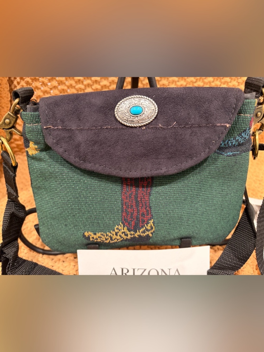 Arizona Totes Handcrafted by Tony Eden Chippewa Heritage Southwest Boot Pattern